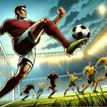 Futbolista Caricatura: Ilustraciones Divertidas de Estrellas del Fútbol