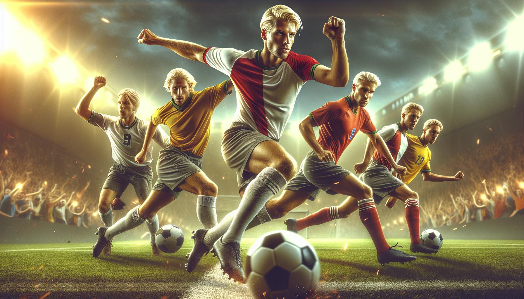 La evolución del ⁢estilo de juego‍ de los⁣ futbolistas rubios a través de las ​décadas