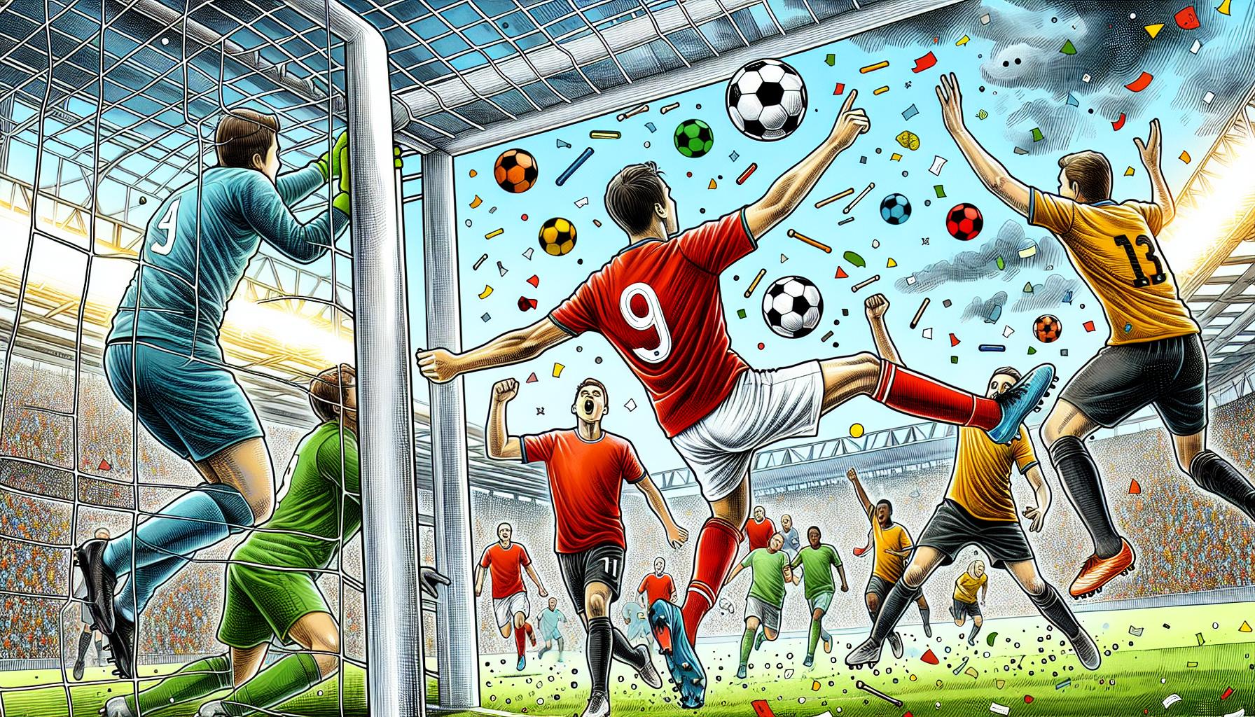 Dibujo Futbolista para Colorear: Actividad Divertida para Niños 2 Dibujo futbolista para Colorear: Una Introducción a la Creatividad Infantil