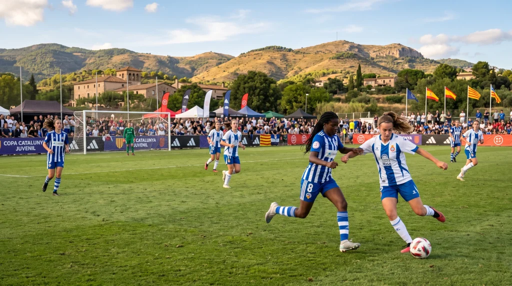 Sesion de entrenamiento de cantera femenina Inter Promesas