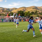 Sesion de entrenamiento de cantera femenina Inter Promesas